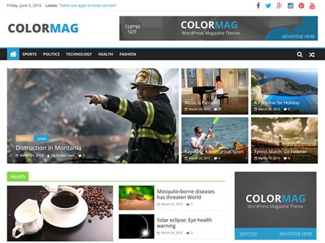 Download Free ColorMag WordPress theme - JustFreeWPThemes