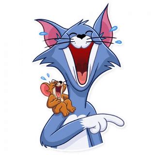 Tom and Jerry - Telegram Sticker - English