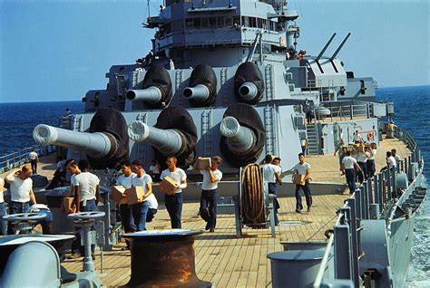 Vietnam War 1968 - Servicemen Aboard USS New Jersey | Flickr