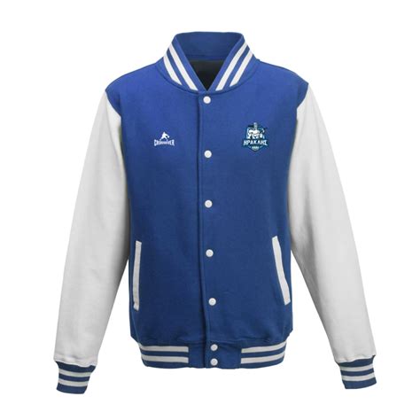 VARSITY JACKET, Royal / White – Iraklis Basketball Official Shop