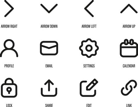 Icons Web Symbols · Free vector graphic on Pixabay