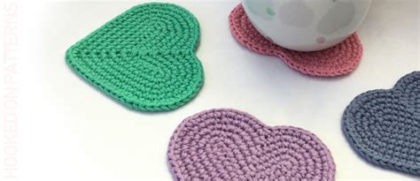 Free Heart Coaster Crochet Pattern - Hooked On Patterns