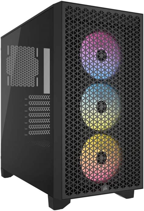 Corsair 3000D RGB AIRFLOW Mid-Tower PC Case, Tempered Glass & Airflow ...