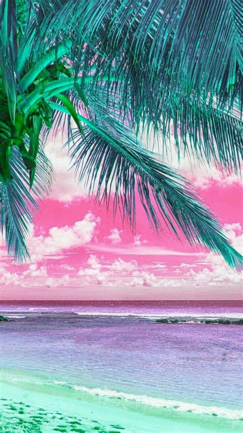 🔥 Free Download Pastel Beach Wallpaper Iphone Cute Background by ...