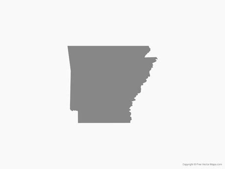 Arkansas Outline Vector at GetDrawings | Free download