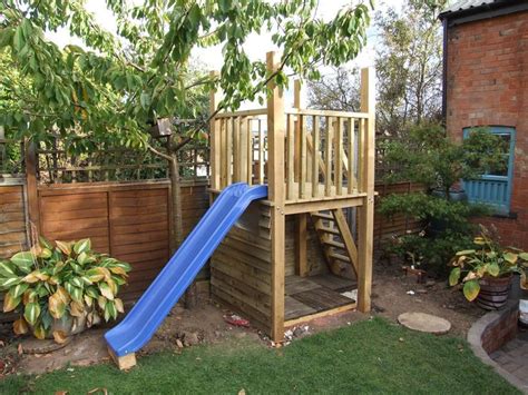 Green oak kids climbing frame home made | Kids climbing frame, Kids backyard playground ...