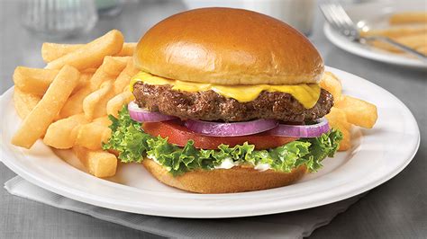 BURGER COMBO W/CHEESE, FRIES & CAN SODA - NYC Street Grill