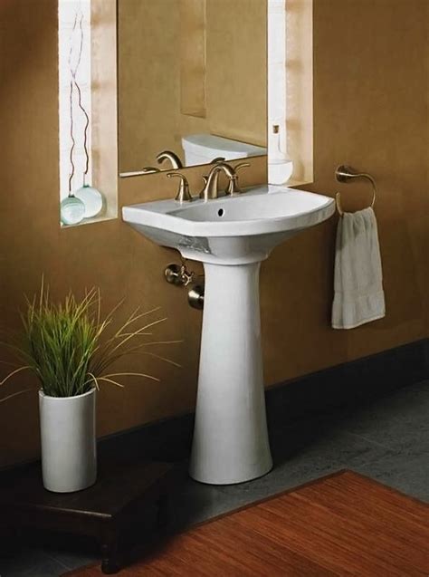 Bathroom Pedestal Sink Backsplash - Image to u