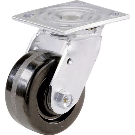 Everbilt 4 inch Phenolic Wheel Swivel Plate Heavy Duty Caster, Load ...