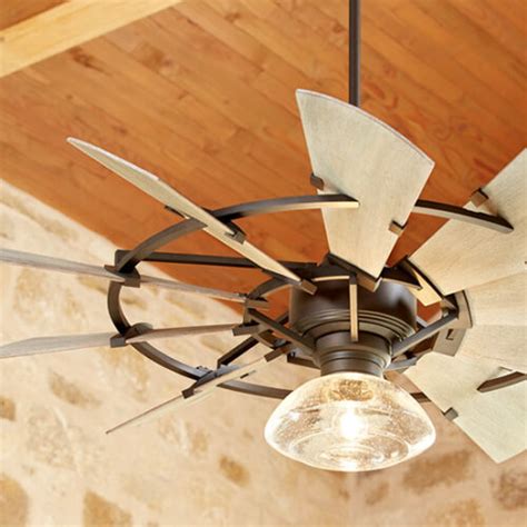 12 blade 60 inch rustic windmill ceiling fan architectural bronze 214002 – Artofit