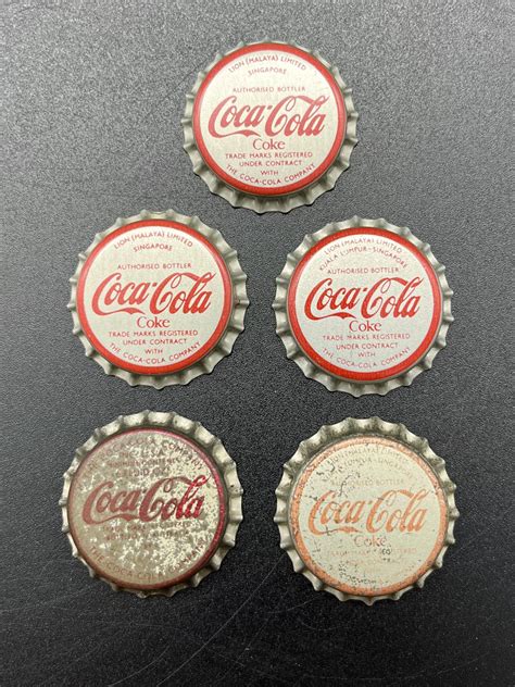 Vintage Coca-cola Bottle Caps - Lot of 5 – DesertCollectorsAustralia