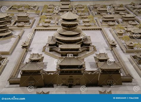 Model of Ancient Chinese City Stock Image - Image of asian, luoyang ...