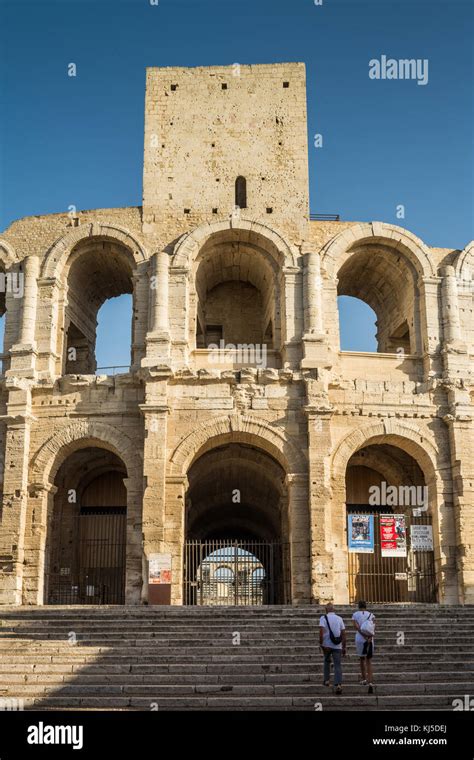 Roman amphitheater, Arles, Provence, France, Europe Stock Photo - Alamy