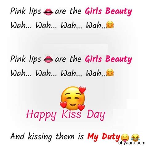 Funny Kiss Day Quotes - ShortQuotes.cc