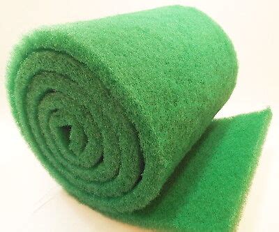 Fish Filter Media 28" x 10' Bulk Roll-Green-koi pond-filtration ...