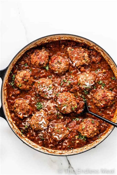 Meatballs in Tomato Sauce - The Endless Meal®