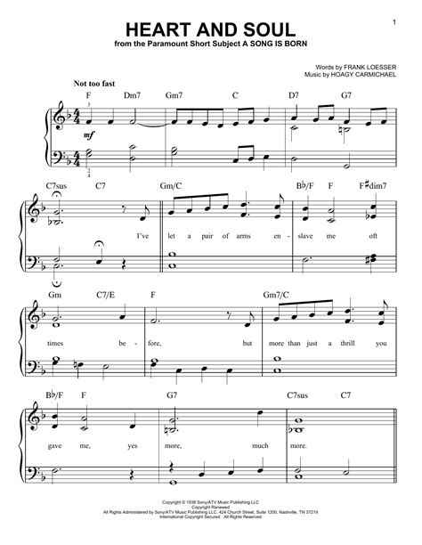 Heart And Soul | Sheet Music Direct