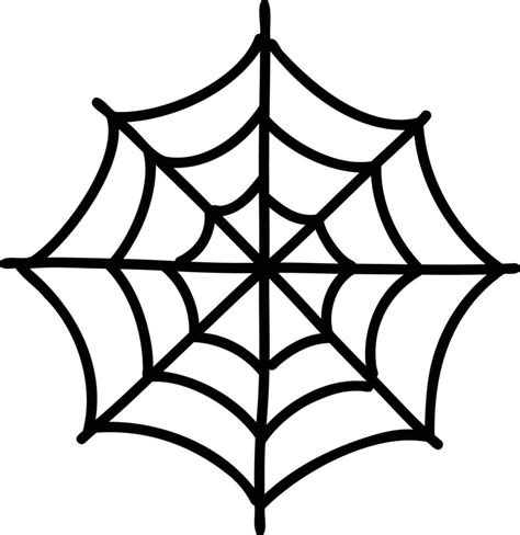 Spider Web Clip Art Black And White