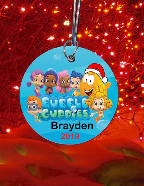 Bubble Guppies Christmas Tree Ornament custom 2022 personalized | #4584114459