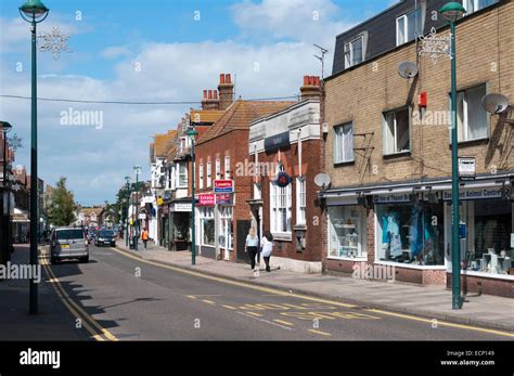 The small town of Birchington-on-Sea on the north Kent coast Stock ...