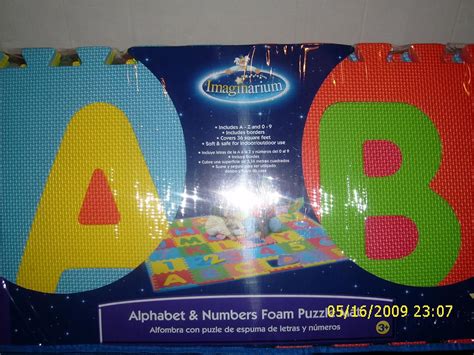 Amazon.com: Imaginarium Alphabet & Numerals 36 Ft. Foam Puzzle Mat ...