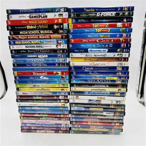 LOT OF 60 DVDs - Rare Disney Pixar DVD’s (As Pictured) £118.92 ...