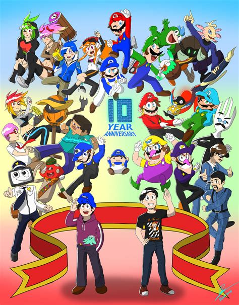 SMG4 10 Anniversary (Full Set) by flowerbruh on DeviantArt