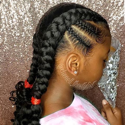 KIDS BRAIDS HAIRSTYLES @chenell_thestylist FOLLOW @kissegirl💋Beauty ...