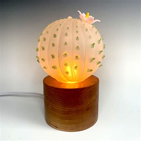 Cactus Lamp by Sage Churchill-Foster (Art Glass Table Lamp) | Artful Home