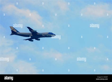 Air Force One, a highly-customized Boeing 747-200B, prepares to land at ...