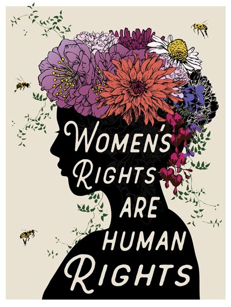 "Women's Rights Are Human Rights" 18x24 poster | Zazzle.com | Feminism art, Feminist art, Womens ...