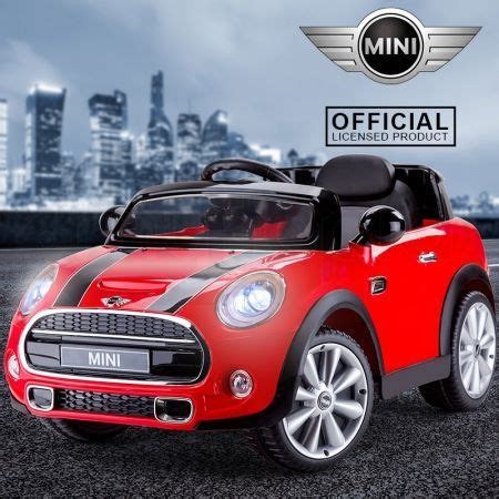 Mini Cooper Kids Electric Ride-on Car - Red & Black | Crazy Sales