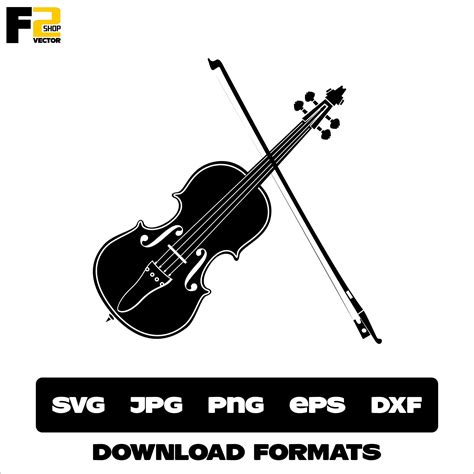 Violin Svg Violin Silhouette Svg Violin Clipart Violin | Etsy