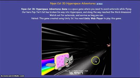 nyan cat game - YouTube