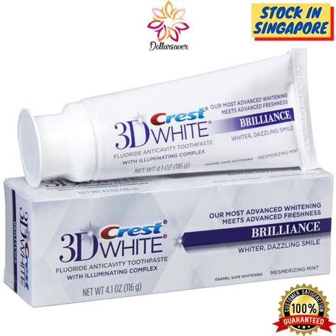 Crest 3D Whitening Toothpaste White Brilliance / Radiant Mint / Glamorous White 116ge | Shopee ...