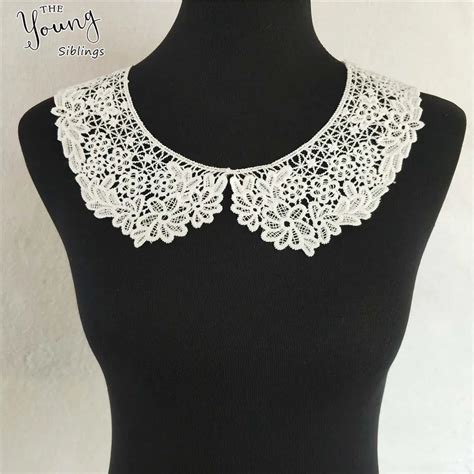 1pcs sale white lace collar sewing Apparel embroidery applique ...