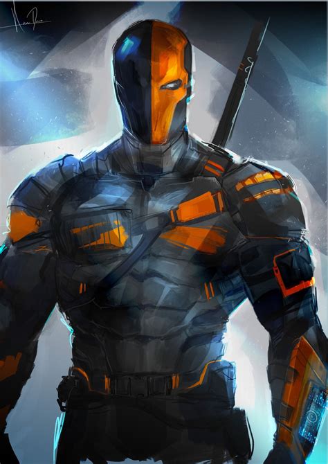 Deathstroke sketch by Rose Davies | Personajes comic, Villanos de dc comics, Batman cómic