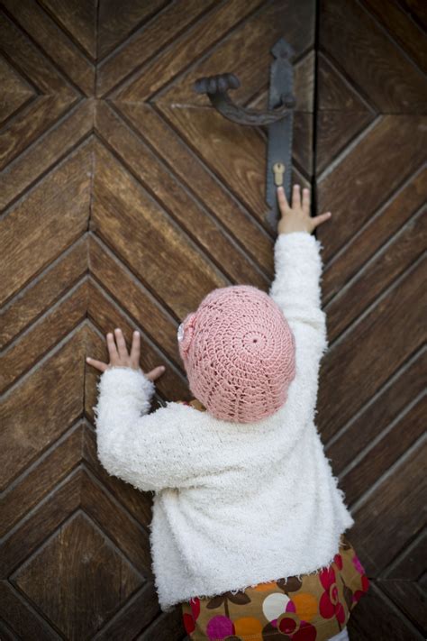 Child Opening The Door Free Stock Photo - Public Domain Pictures