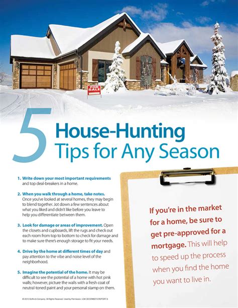 5 Home Buying Tips for Any Season