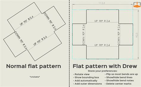 Seven improvements for sheet metal drawings - Drew - CAD Booster