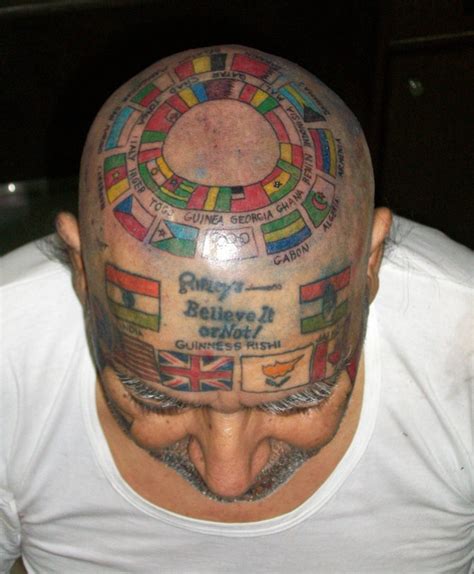 12-Weird-and-Funny-Head-Tattoos-001 - FunCage
