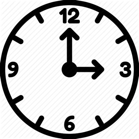 Three o'clock clipart - Clipground