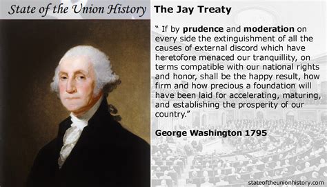 State of the Union History: 1795 George Washington - The Jay Treaty ...