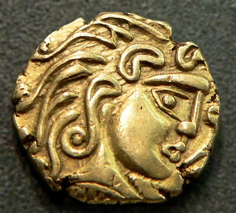 ANCIENT ART — Gold coin of the Parisii tribe of ancient... | Art celte, Celte, Pièces d'or