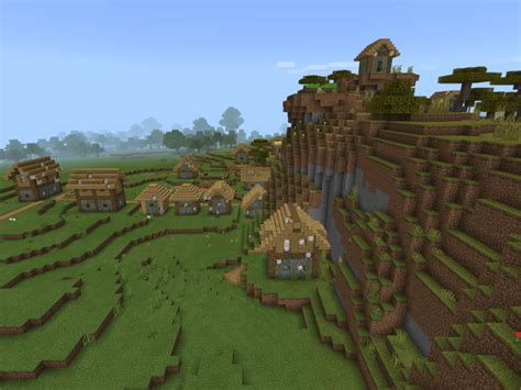 Zombie Village, Desert, Extreme Hills & More Minecraft PE Seed 1.16.0 ...