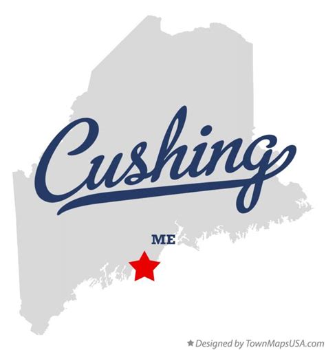 Map of Cushing, ME, Maine