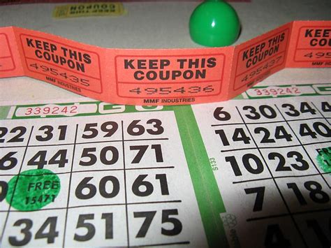 bingo cards and raffle tickets | Steven Damron | Flickr