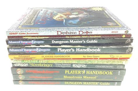 Lot - (11) Vintage Advanced Dungeons & Dragons Books