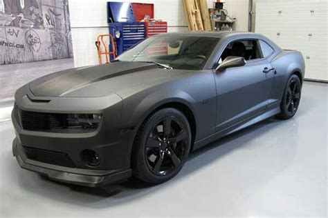 Black matte wrap Camaro ss | wrap | Pinterest