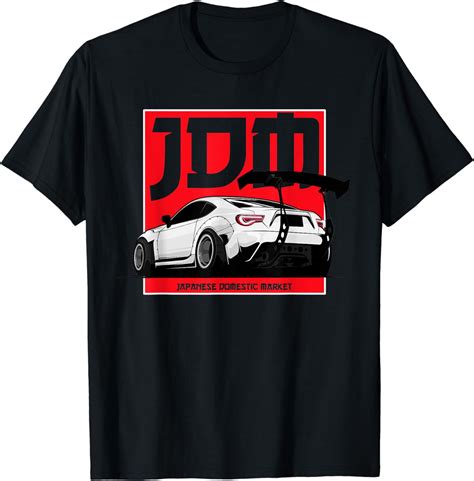 JDM Automotive Apparel Racecar Tuning Wear Motorsport Auto T-Shirt: Amazon.de: Bekleidung